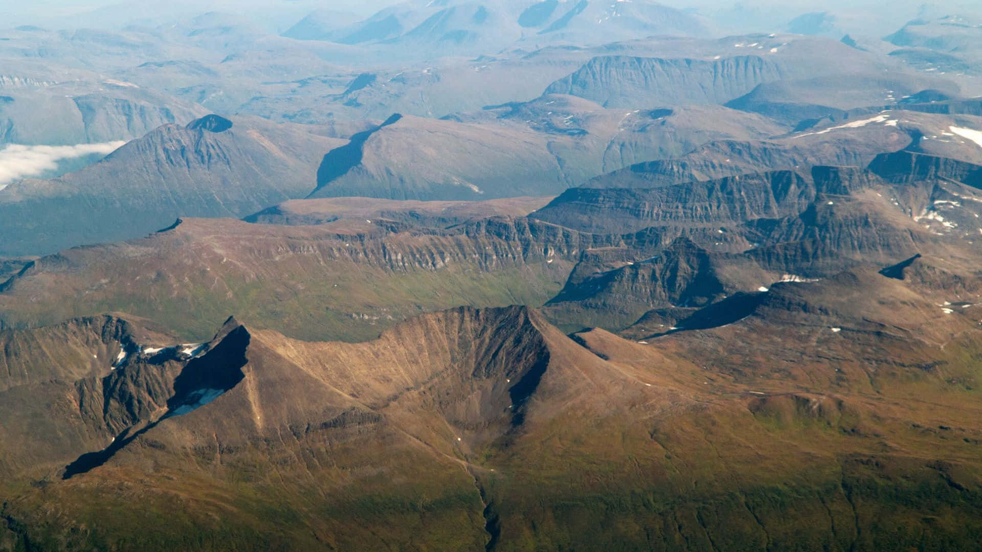 Aerial_ View_of_ Tromso_ Mountain_ Range Wallpaper