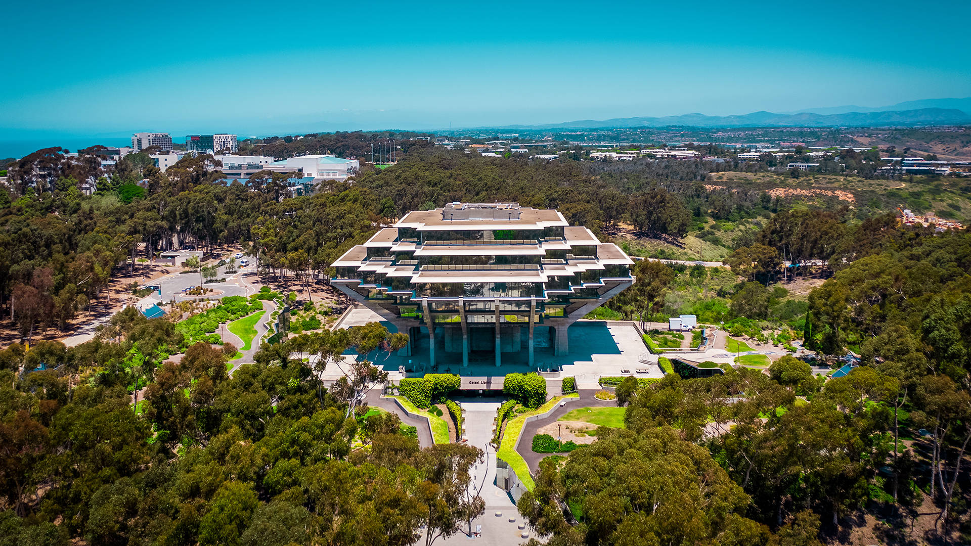 Aerial View Ucsd Wallpaper