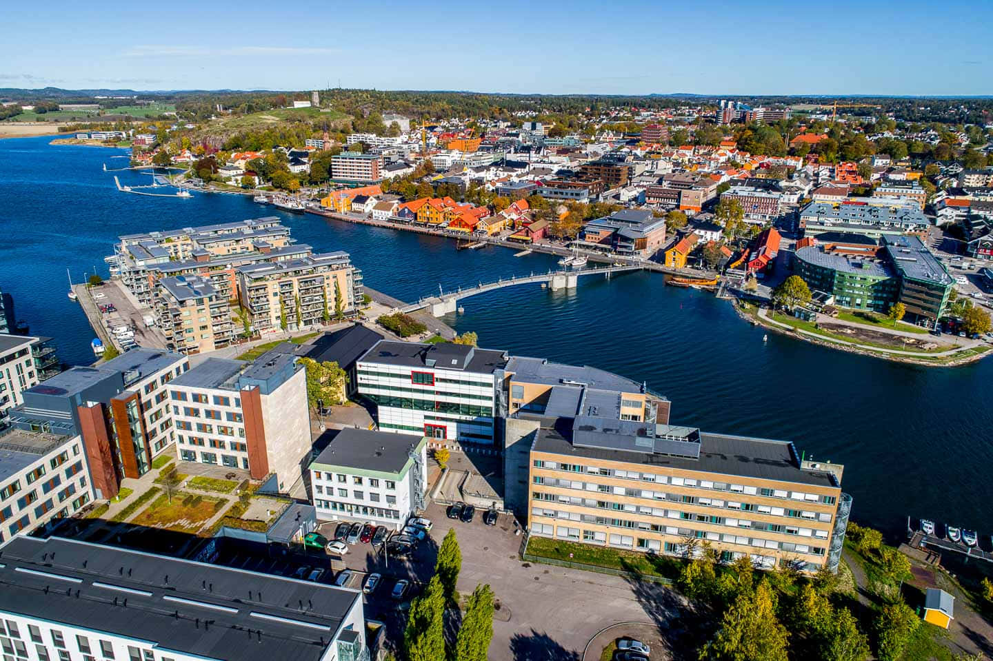 Aerial Viewof Tonsberg Norway Wallpaper