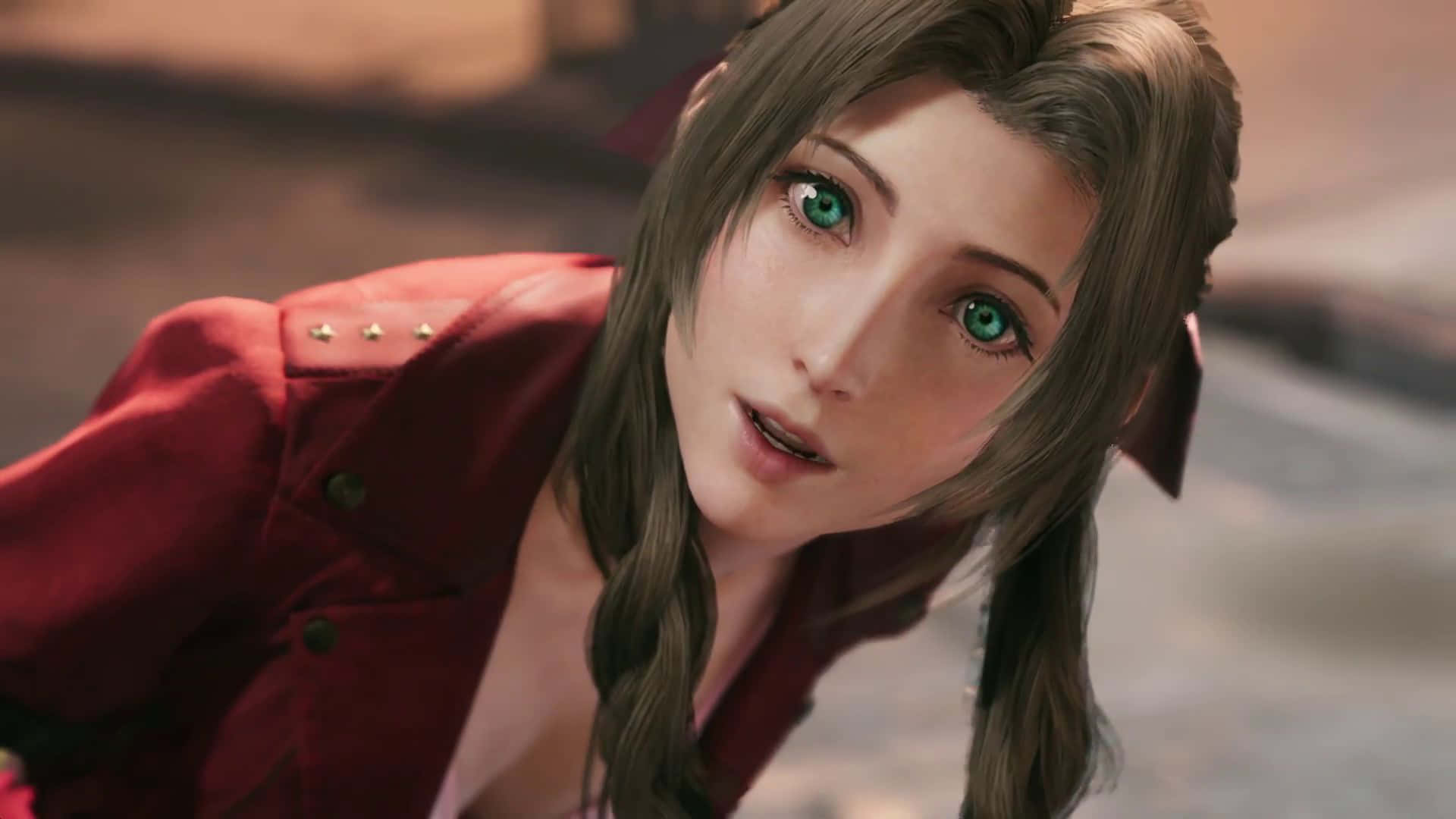 "aerith Gainsborough – A Symbol Of Hope In Final Fantasy Vii" Wallpaper