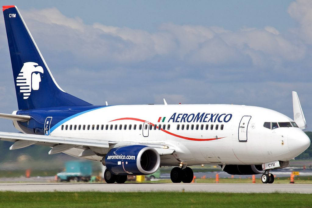 Aeromexico Airline Boeing 737 Plane Wallpaper