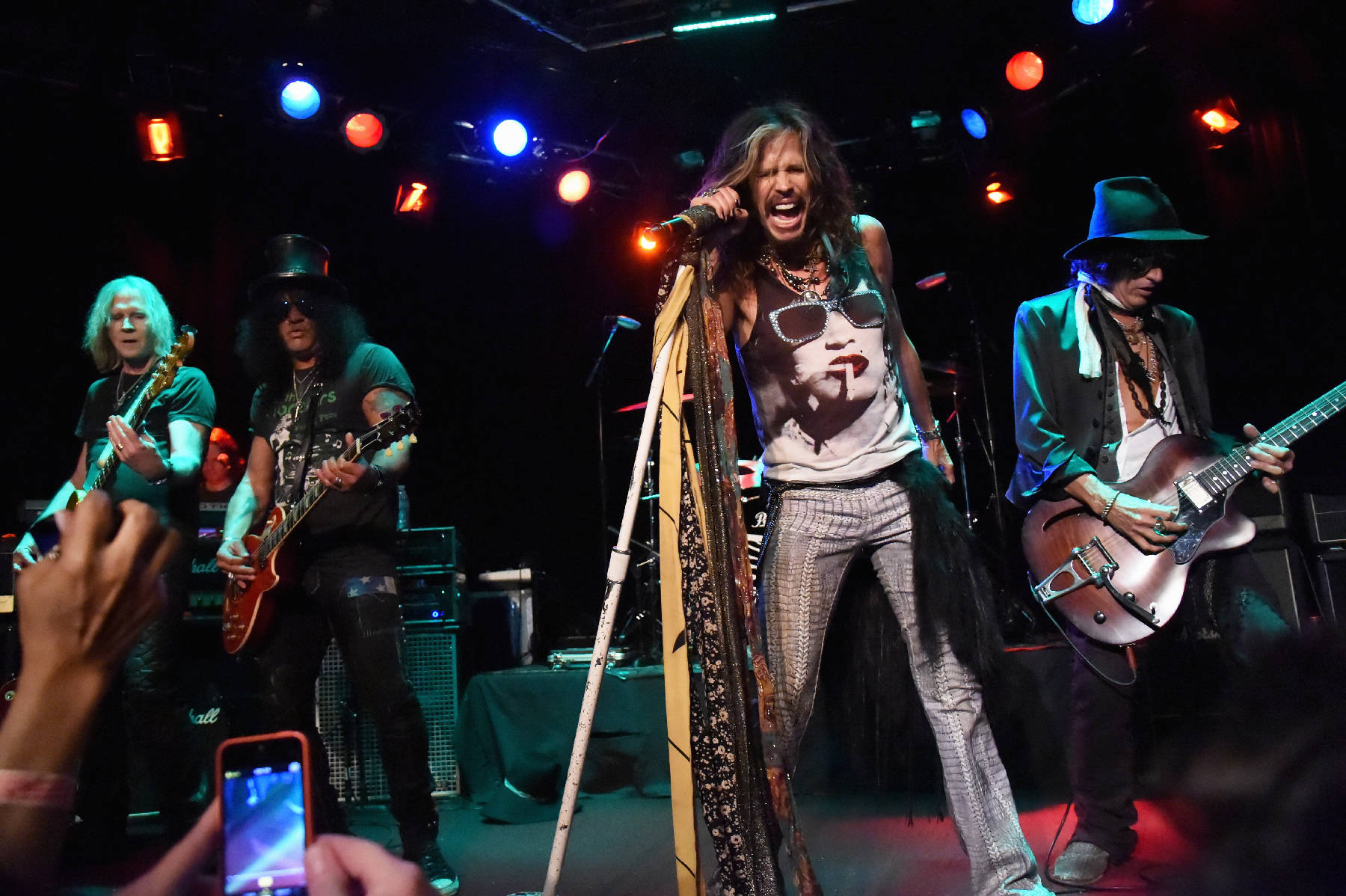 Aerosmith Rock Band Live Music Concert Stage Wallpaper