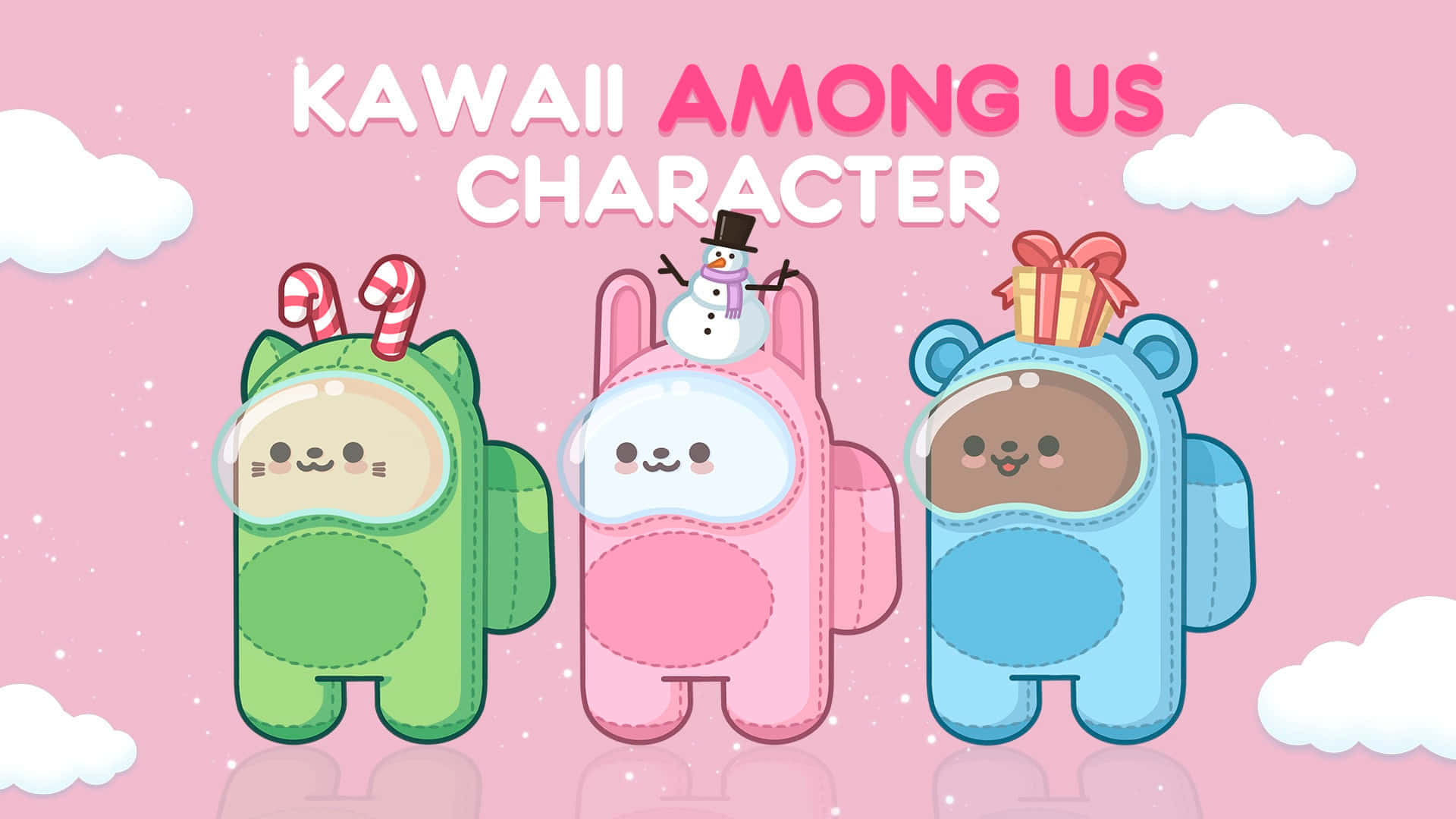 Kawaiiamong Us-karakterer - Skærmbilledethumbnail