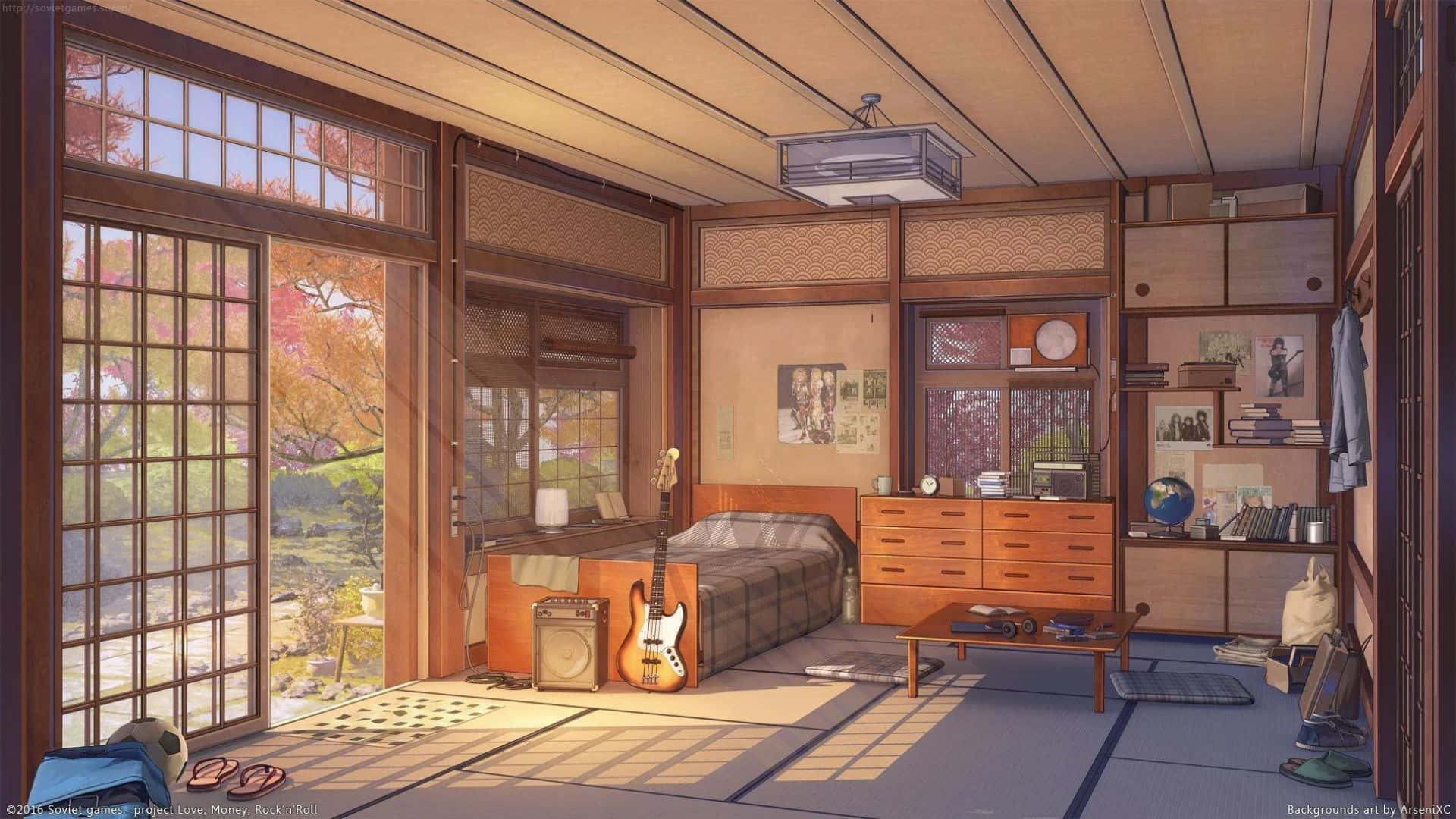 A Room With A Guitar And A Window