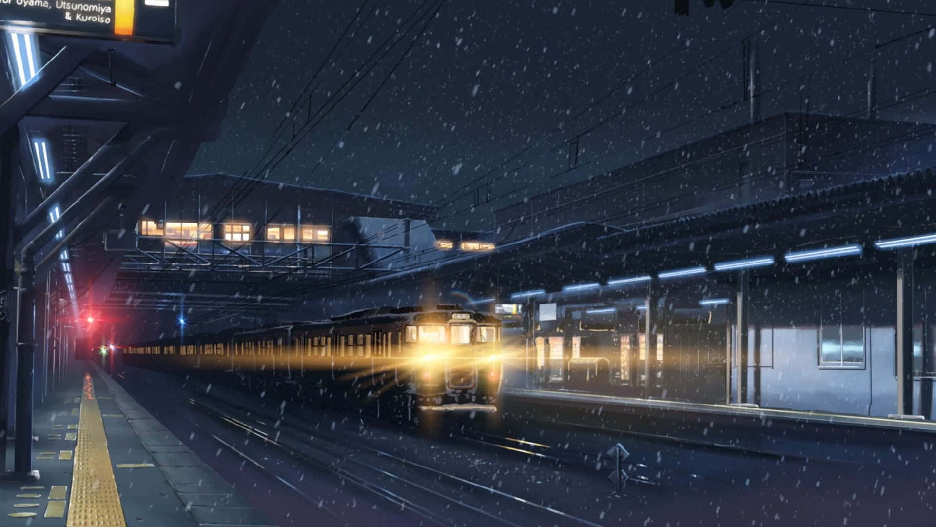 Aesthetic Anime Cityscape at Dusk