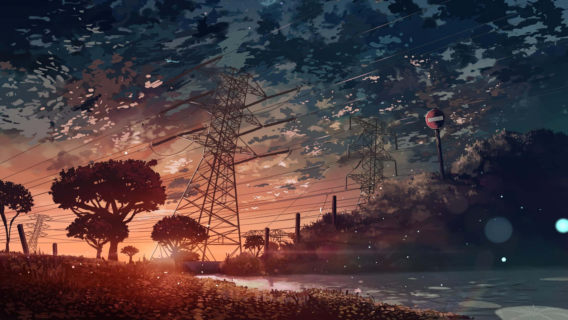 Dive into the Aesthetic Anime Cityscape