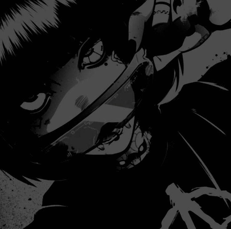 Aestetisk Anime Creepy Emo Girl Cyberpunk Retro tapet. Wallpaper
