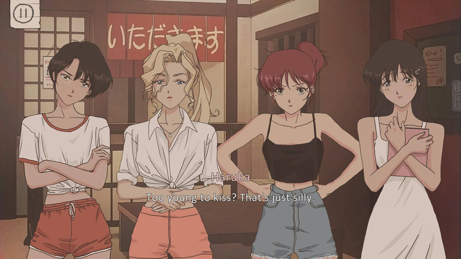 Aesthetic Anime Desktop Pantsu Hunter Four Girls Wallpaper