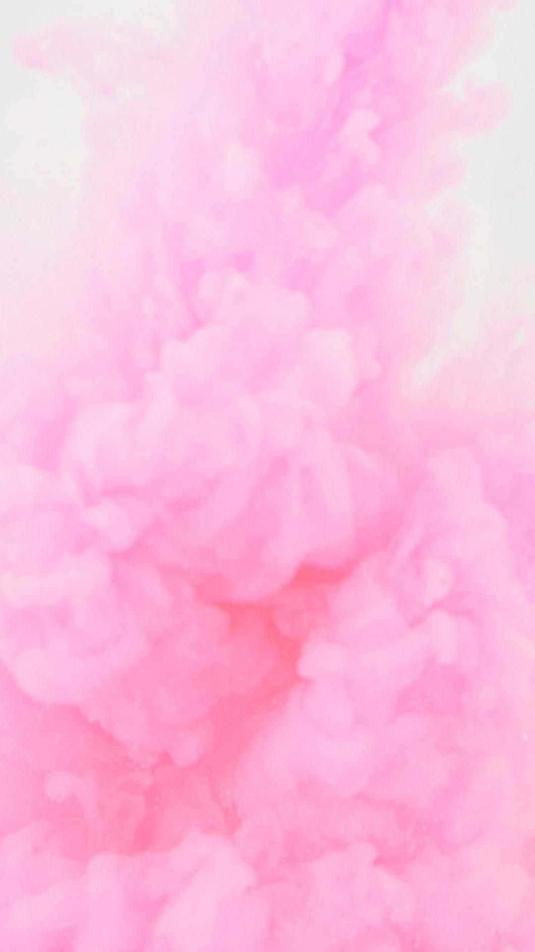 Pink Smoke In The Air Wallpaper
