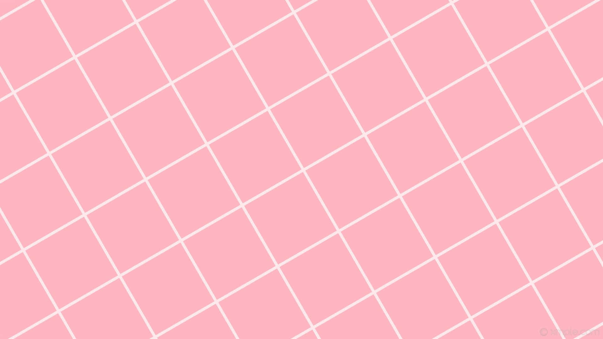Aesthetic Baby Pink Background And White Pattern Wallpaper