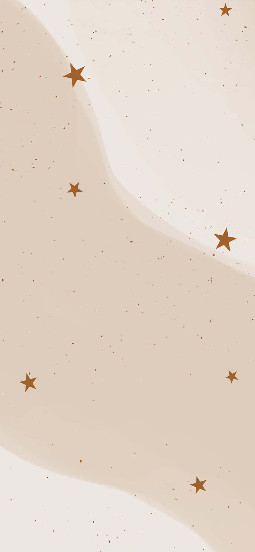 Minimalist Beige Aesthetic Background With Stars