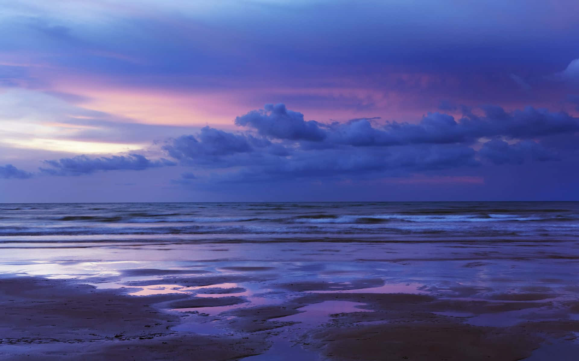 Aesthetic Beach Laptop Purple Aesthetic Sky Wallpaper