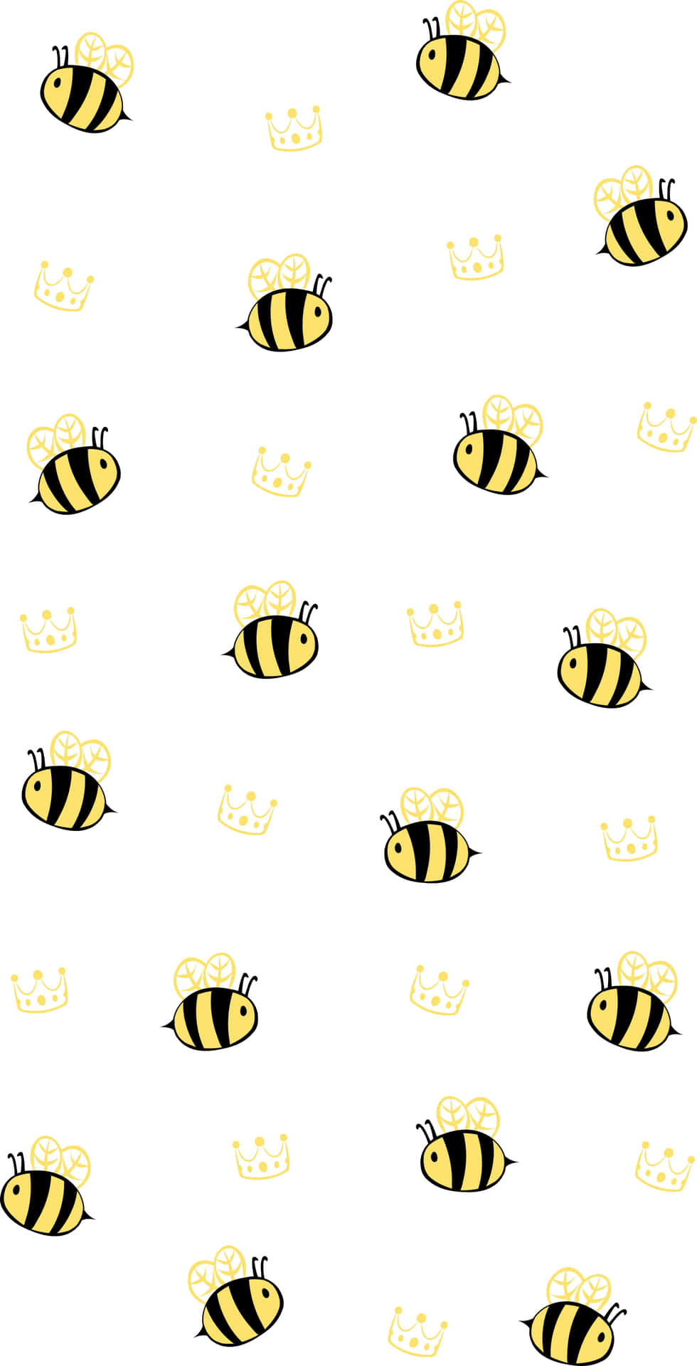 A Vibrant Aesthetic Bee on a Flower Wallpaper