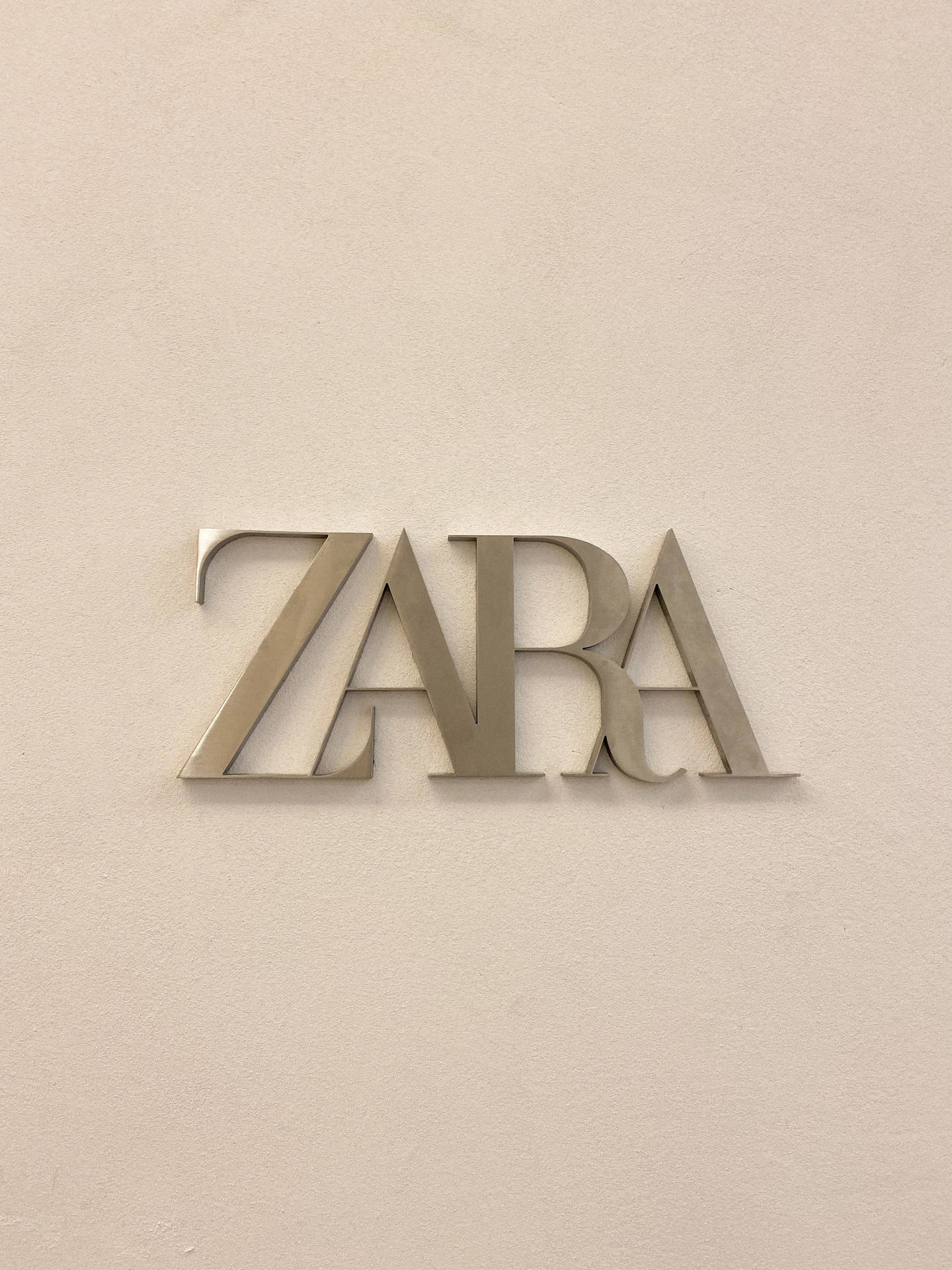 Aesthetic Beige Zara Icon Wallpaper