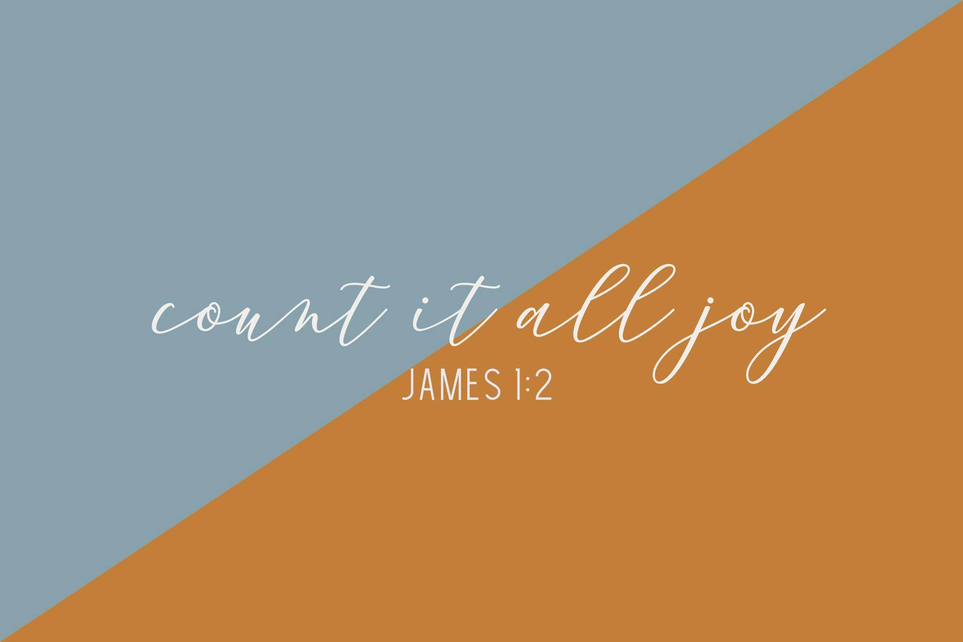 Aesthetic Bible Verse James 1:2 Wallpaper