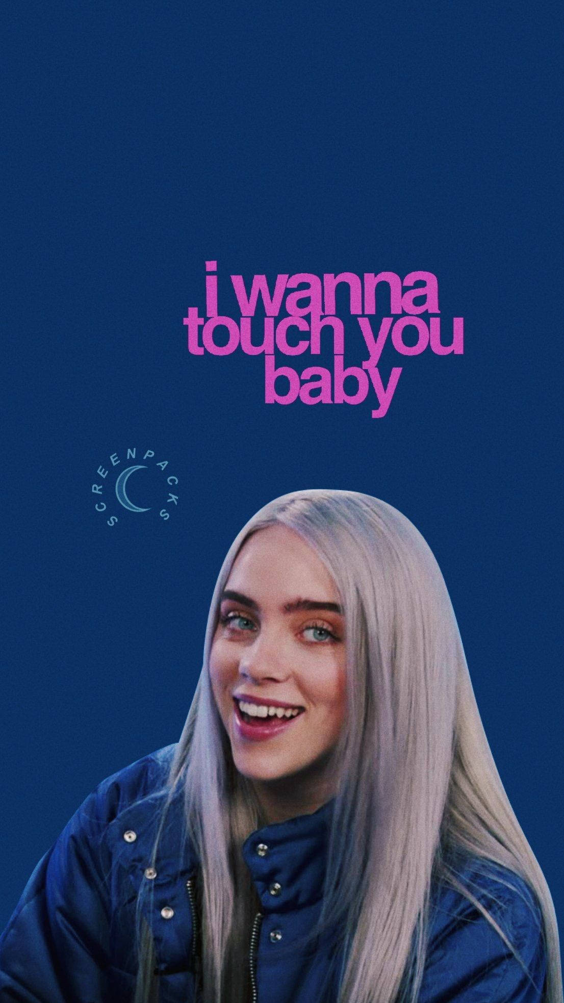 Aesthetic Billie Eilish I Wanna Touch You Baby Background