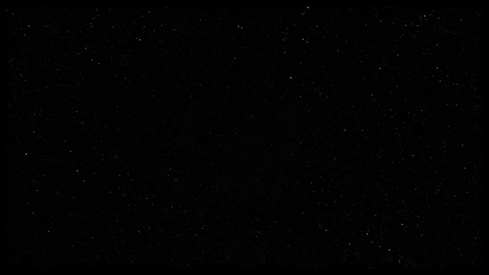 Aesthetic Black Space With Stars Background