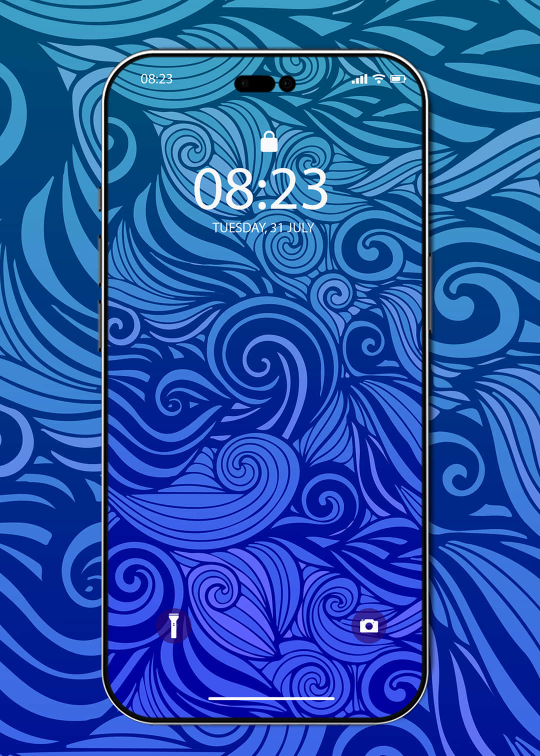 Aesthetic Blue Background
