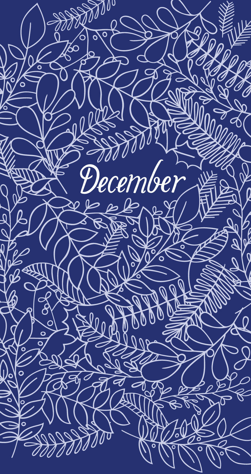 Aesthetic Blue December