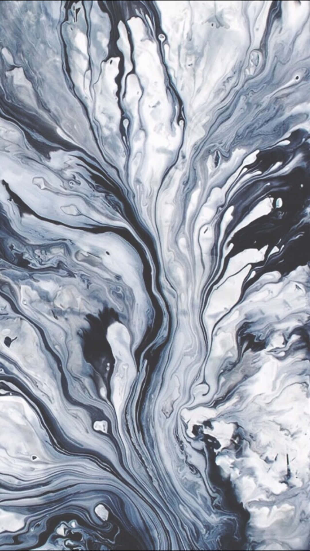 An Intense Aesthetic Blue Grunge Wallpaper Wallpaper