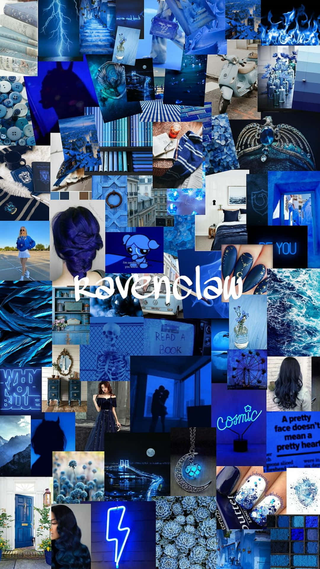 Imágenesestéticas De Ravenclaw En Azul.