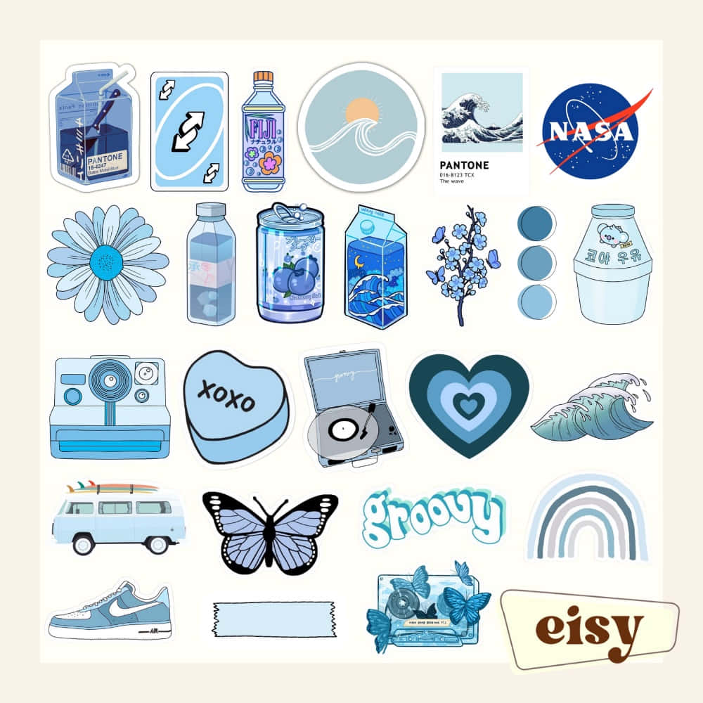Aesthetic Blue Icons Pictures