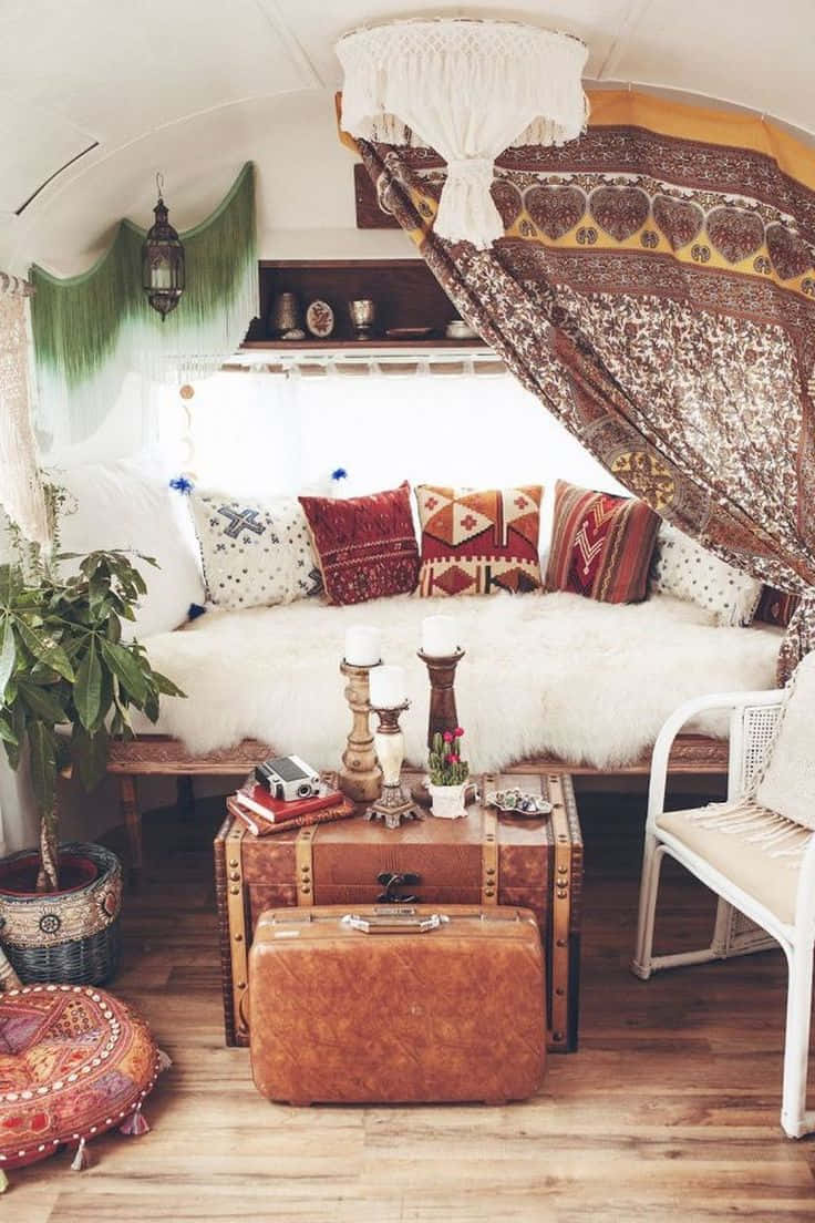 Feel the freedom of boho-aesthetic life with this vibrant photo