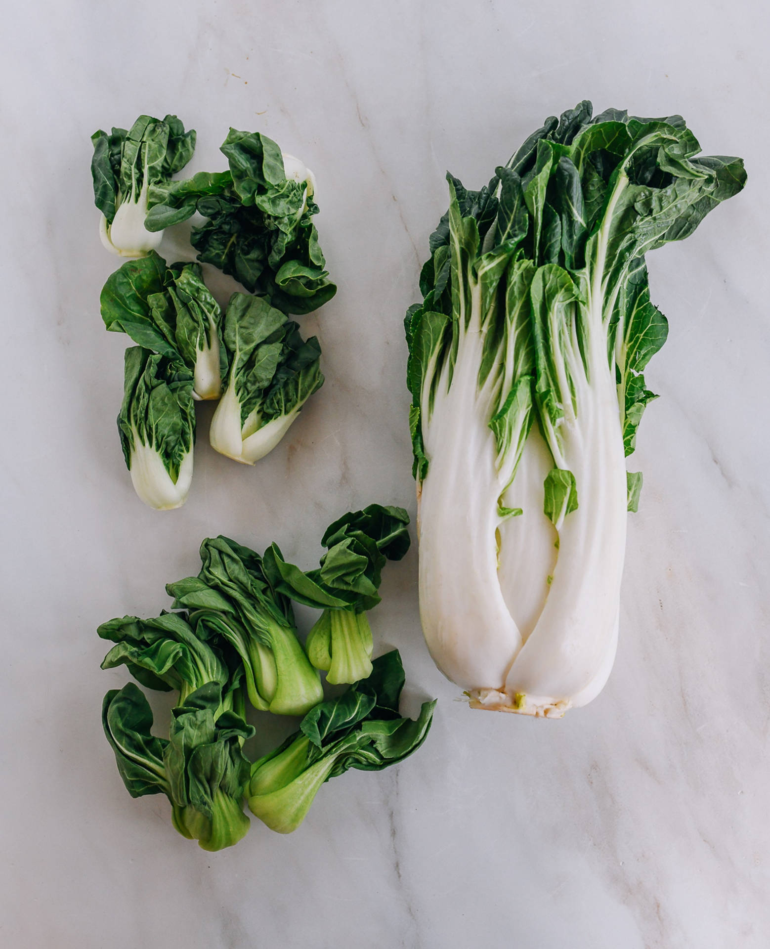Aesthetic Bok Choy Chinese Cabbages Wallpaper