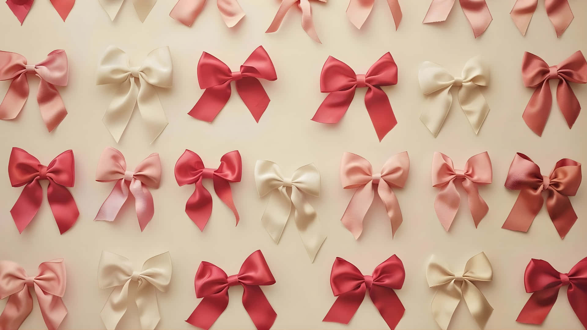 Aesthetic Bow Collection Wallpaper