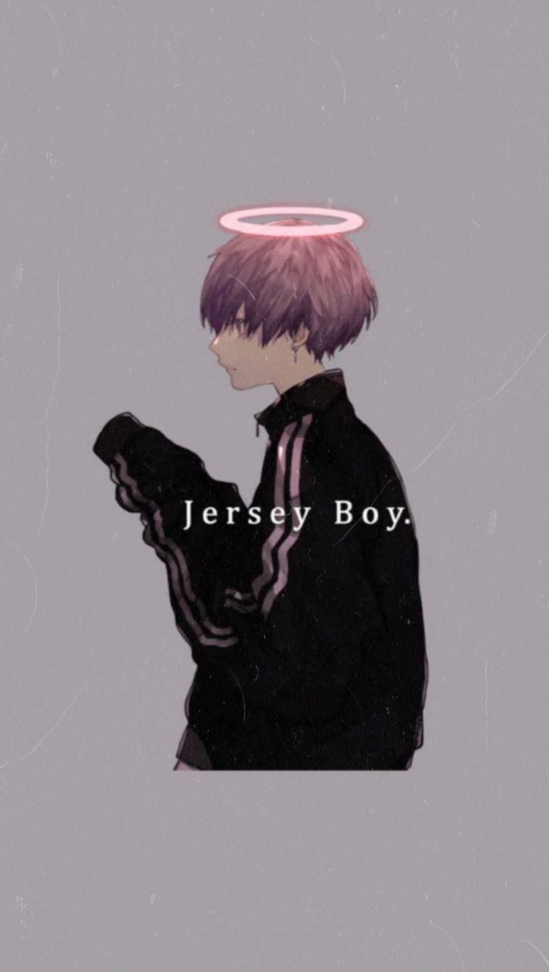Aesthetic Boy Jersey Angel Wallpaper