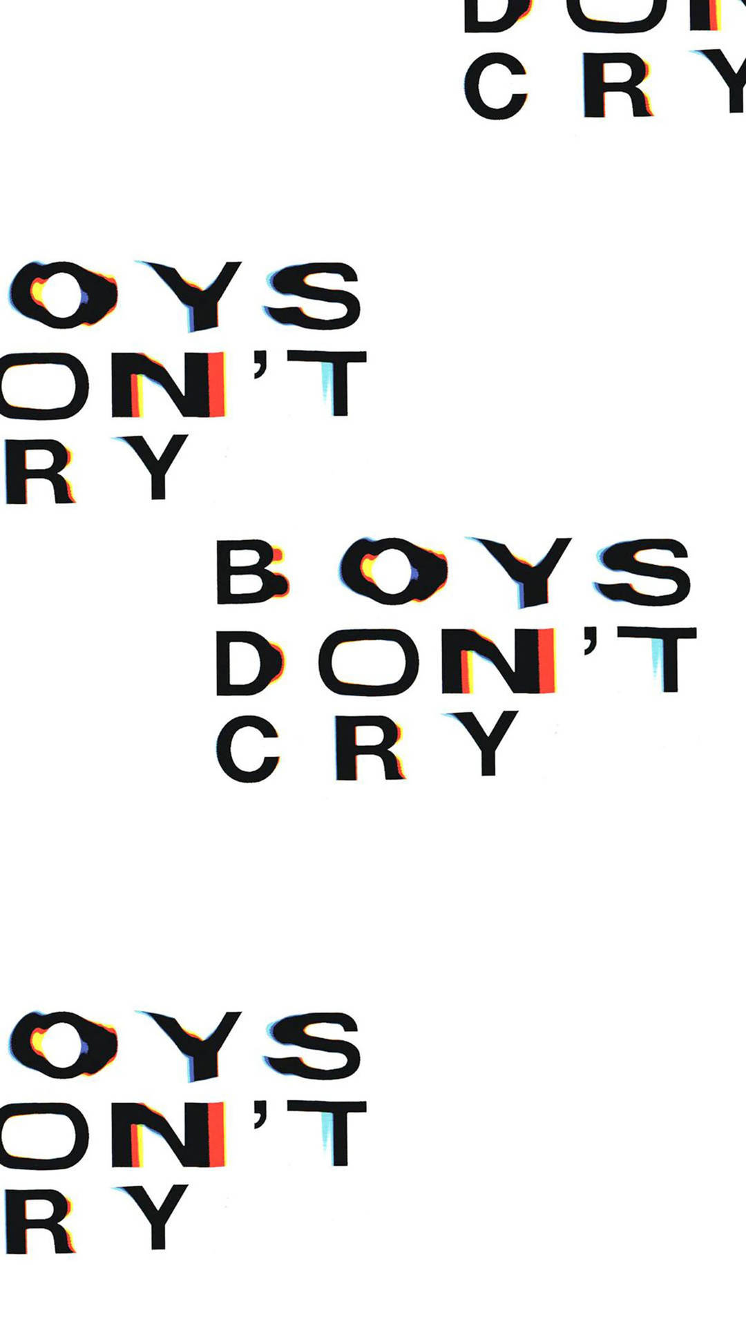 Aesthetic Boys Don't Cry Wallpaper