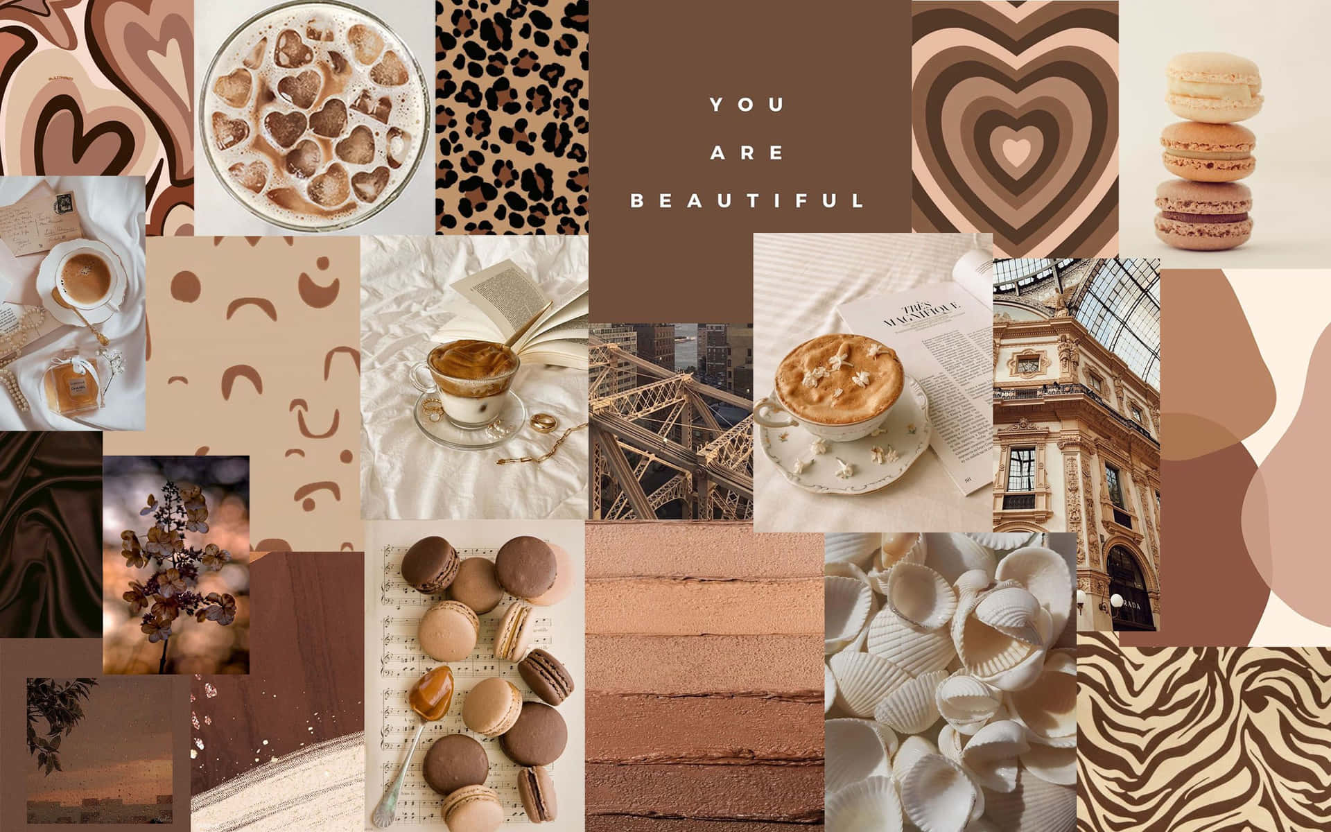 Aesthetic Brown Wallpaper – An Added Element Of Beauty
