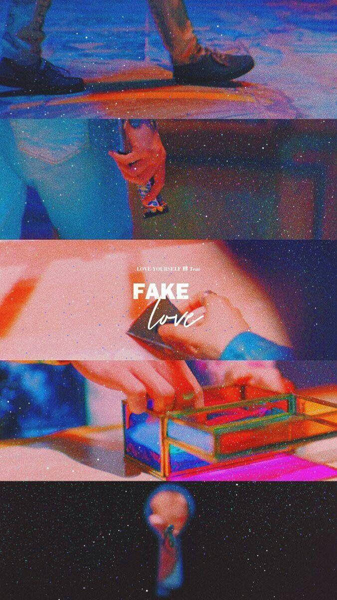 Aesthetic Bts Fake Love Hands Background