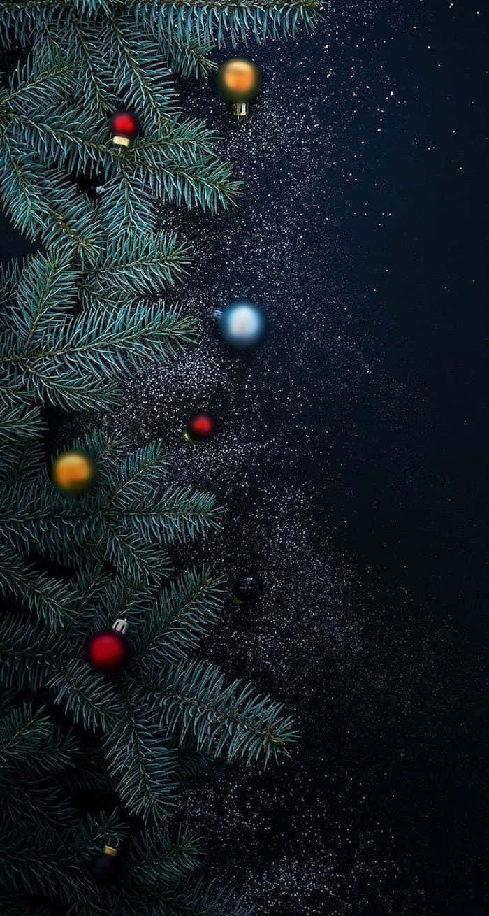 Æstetisk juletræ til ferien sæsonen Wallpaper