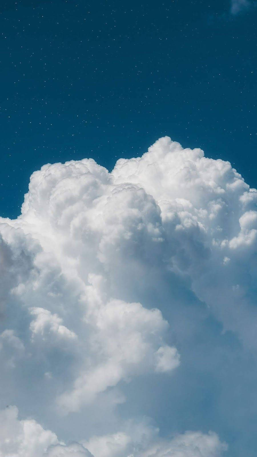 Nuvolaestetica E Un Cielo Stellato Sfondo