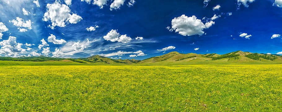 Ästhetischewolken In Der Mongolei Wallpaper