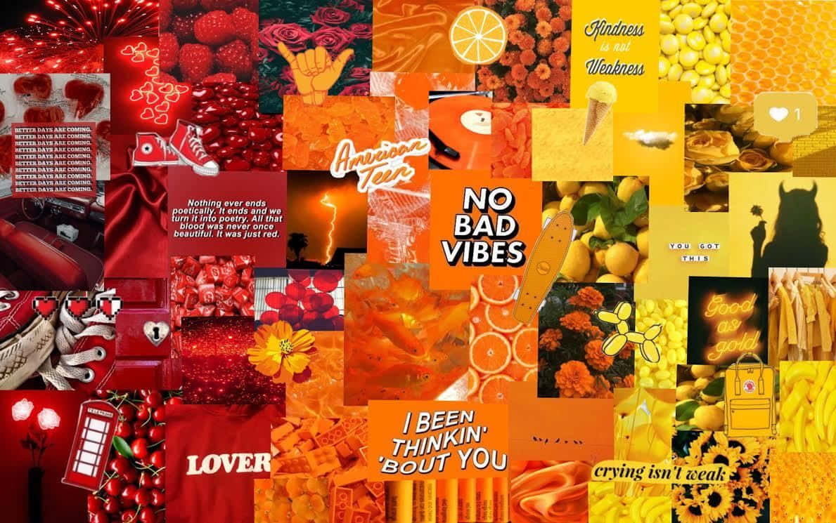 Download Vibrant Aesthetic Collage Displaying a Fusion of Retro and ...