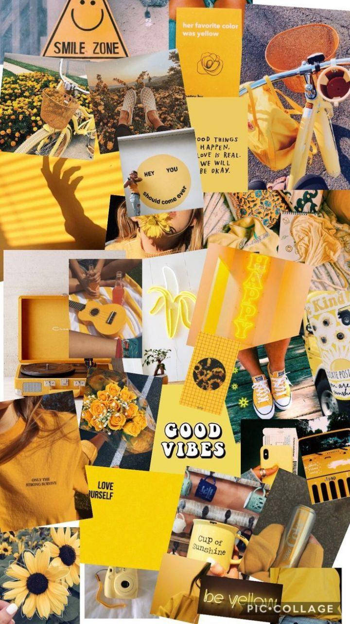 Aesthetic Collage Yellow