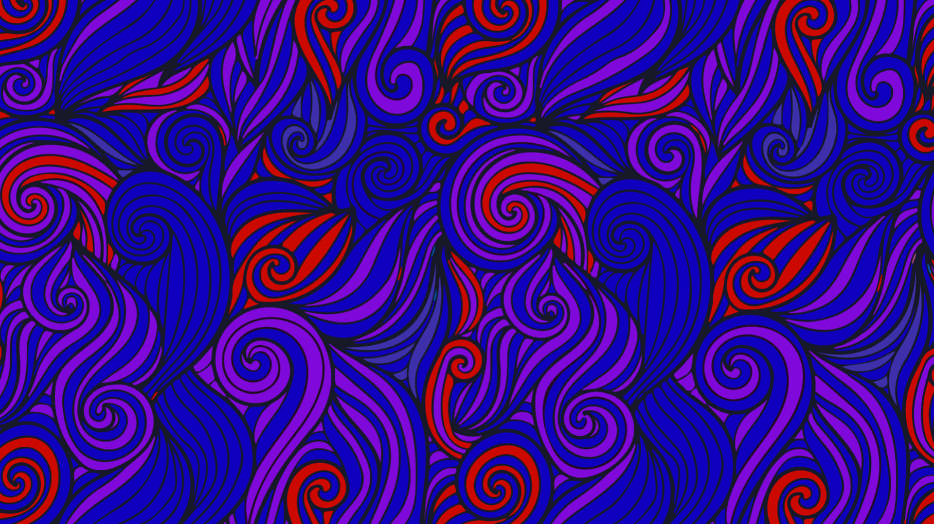 En lilla og rød swirl mønster forstærke stemningen med sin subtile baggrund Wallpaper