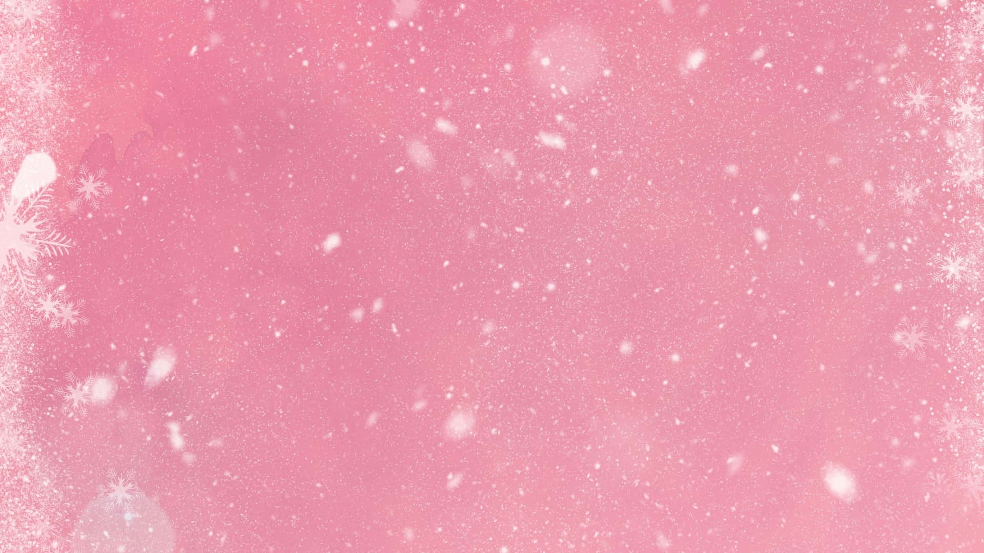 Aesthetic Computer Light Pink Glittery Wallpaper