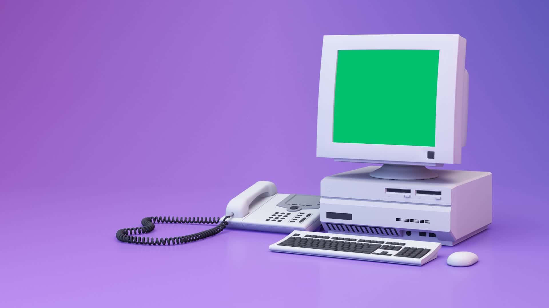 Brighten up your workspace with an aesthetically pleasing desktop computer!