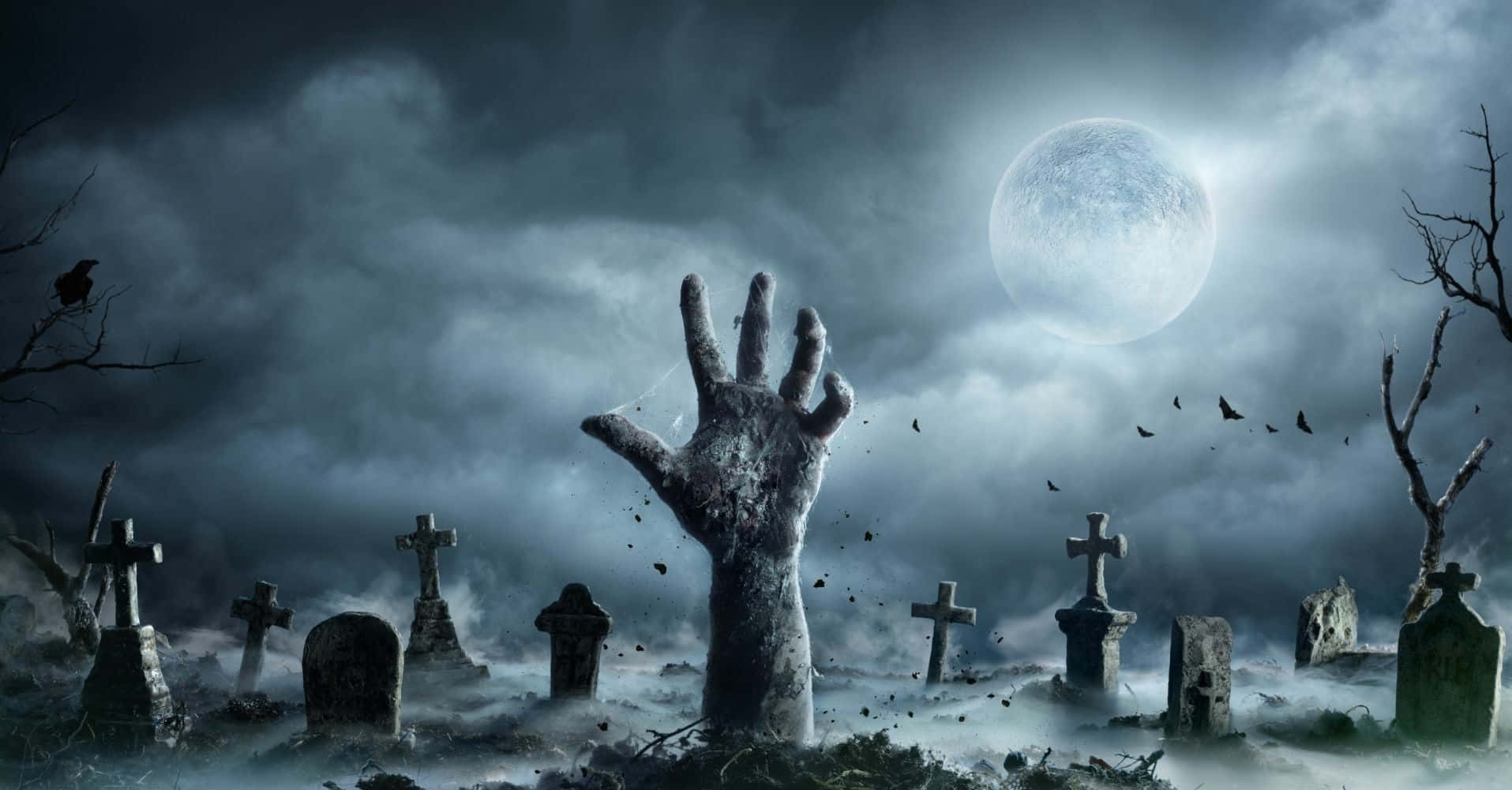 Beängstigendeästhetik Einer Unheimlichen Halloween-nacht