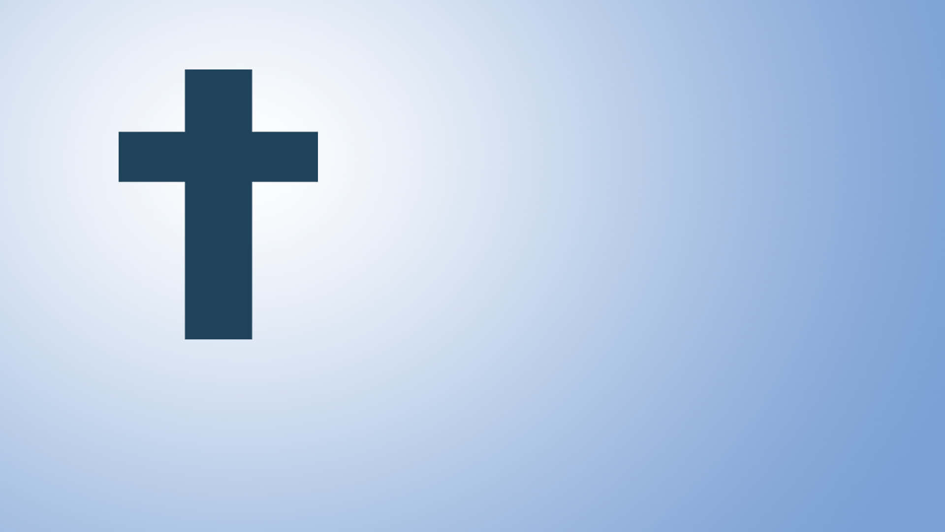 A Cross With A Blue Background Wallpaper