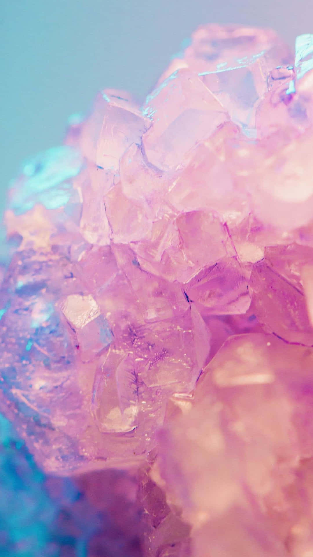 Skønheden af et glimtende æstetisk krystal. Wallpaper