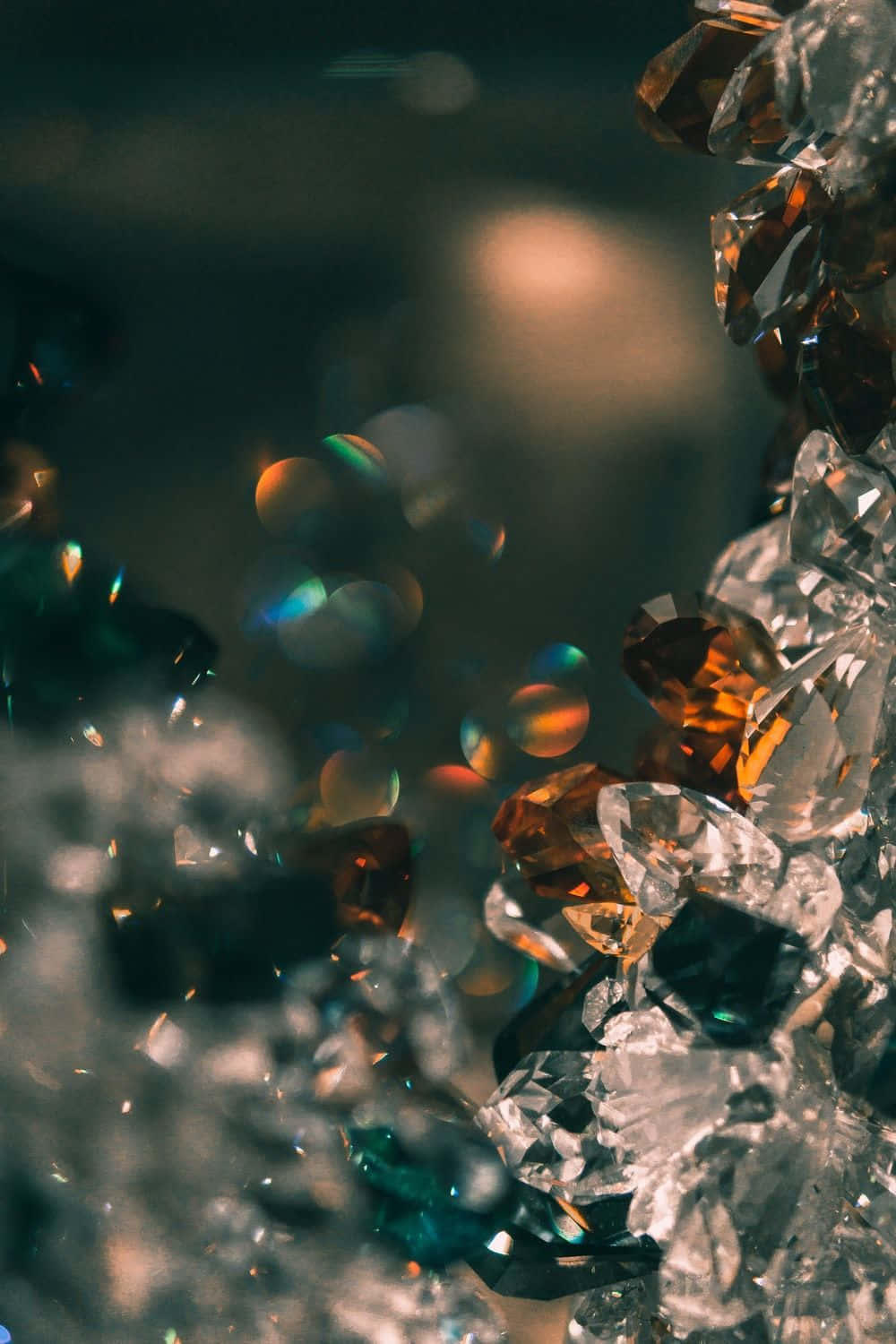 Vibrant Aesthetic Crystal Image Wallpaper