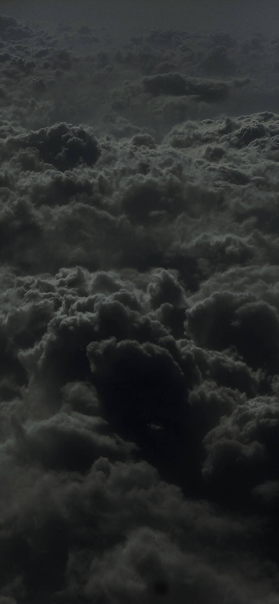 Aesthetic Dark Gray Clouds Wallpaper