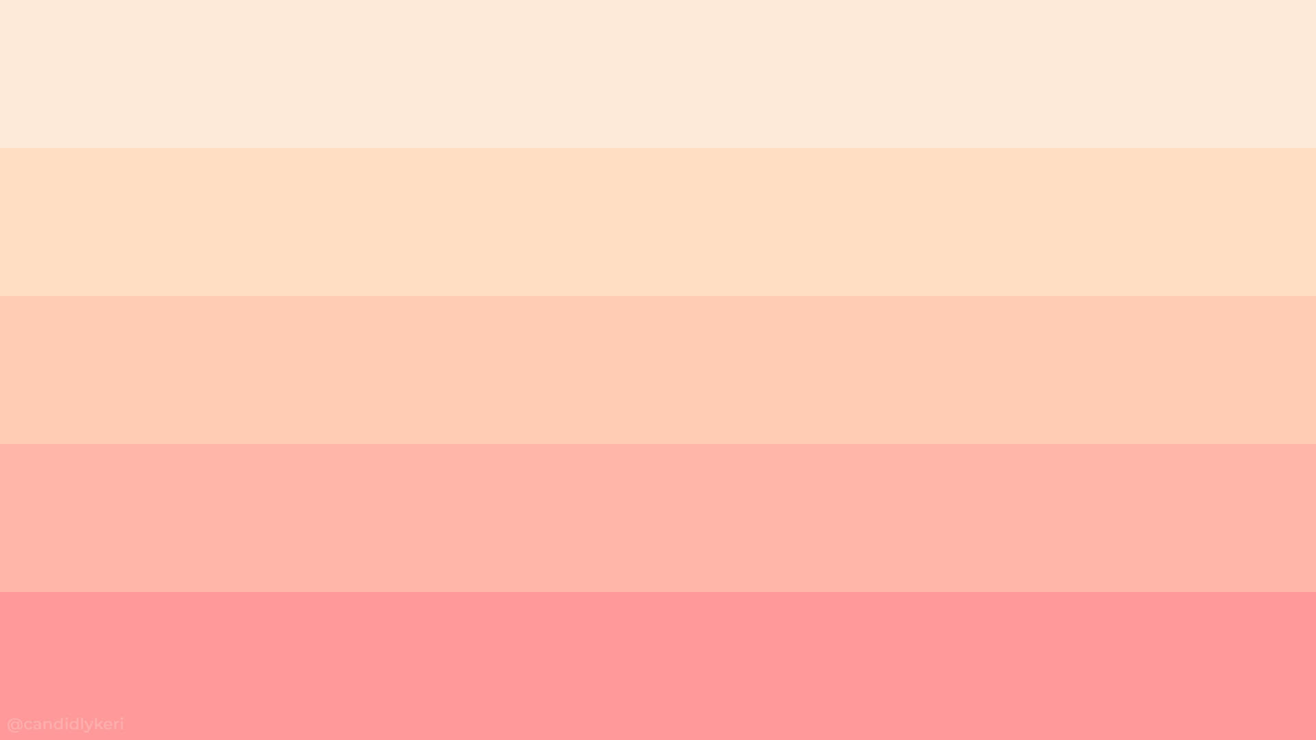 Aesthetic Desktop Peach Palette Background