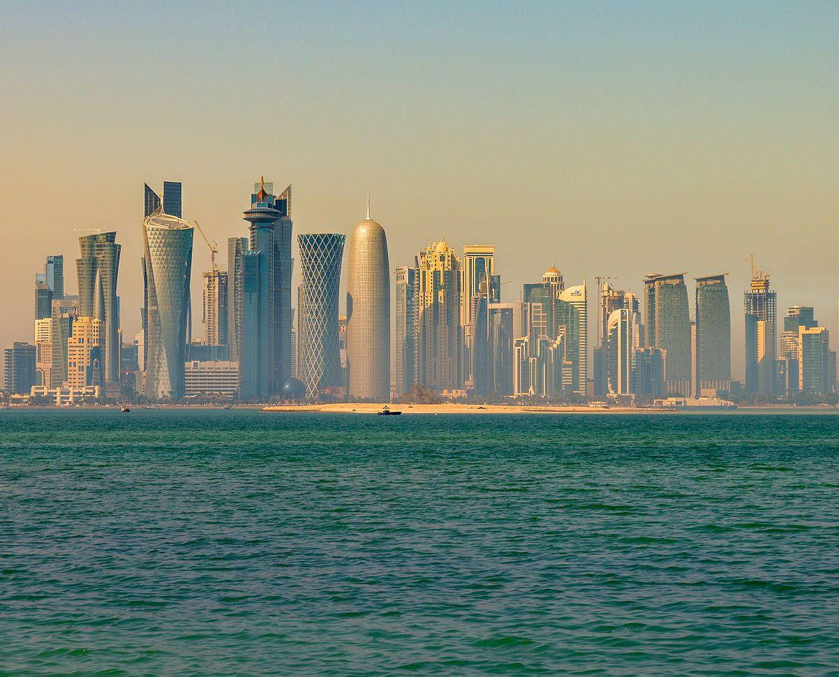 Aesthetic Doha Cityscape Wallpaper