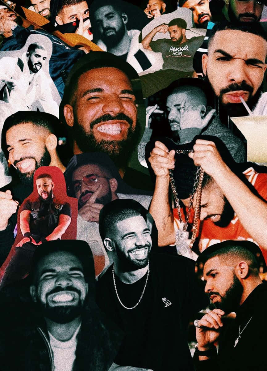 Aesthetic Drake Faces Wallpaper