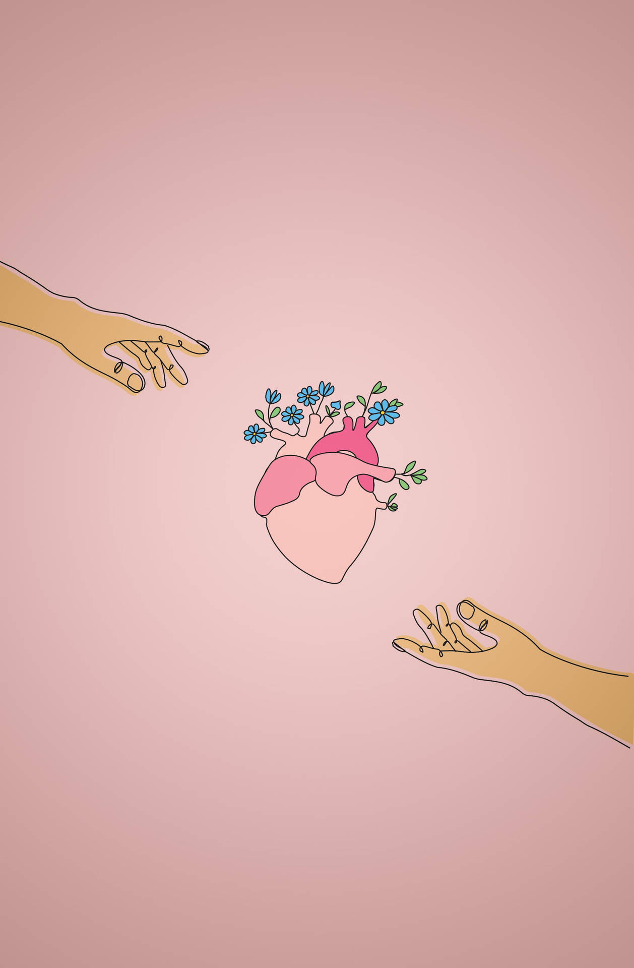 Aesthetic Drawing Pastel Heart